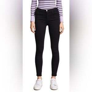 Frame Le High Skinny Black Jeans, 26
